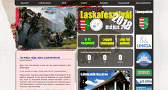 Desktop Screenshot of laskafesztival.kazar.hu